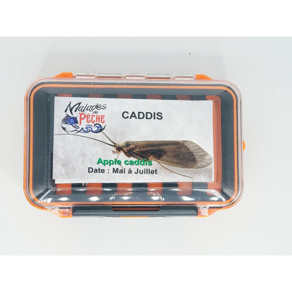 Boite entomologique caddis verte couvert