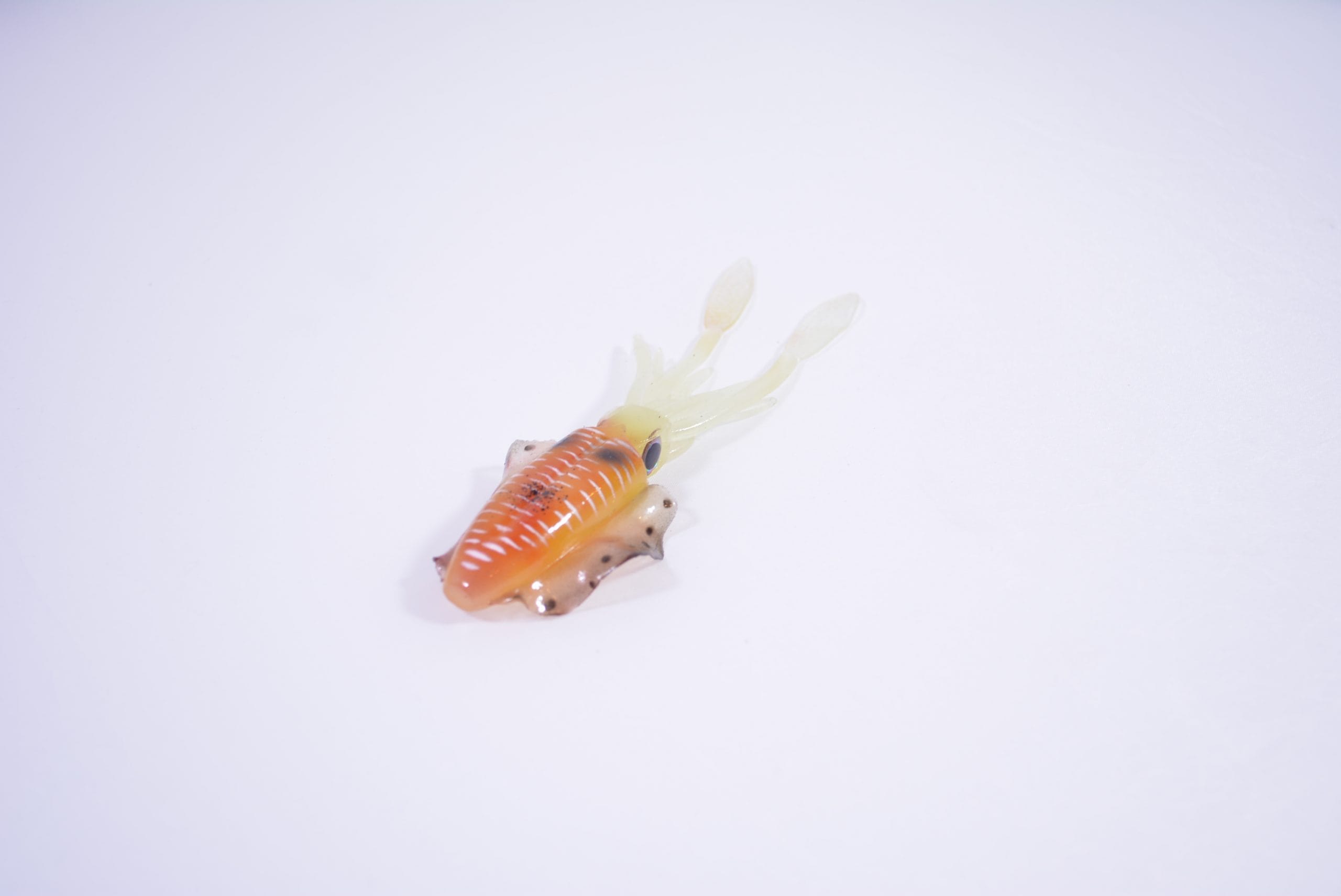 Leurre glow squid Orange Brûlé