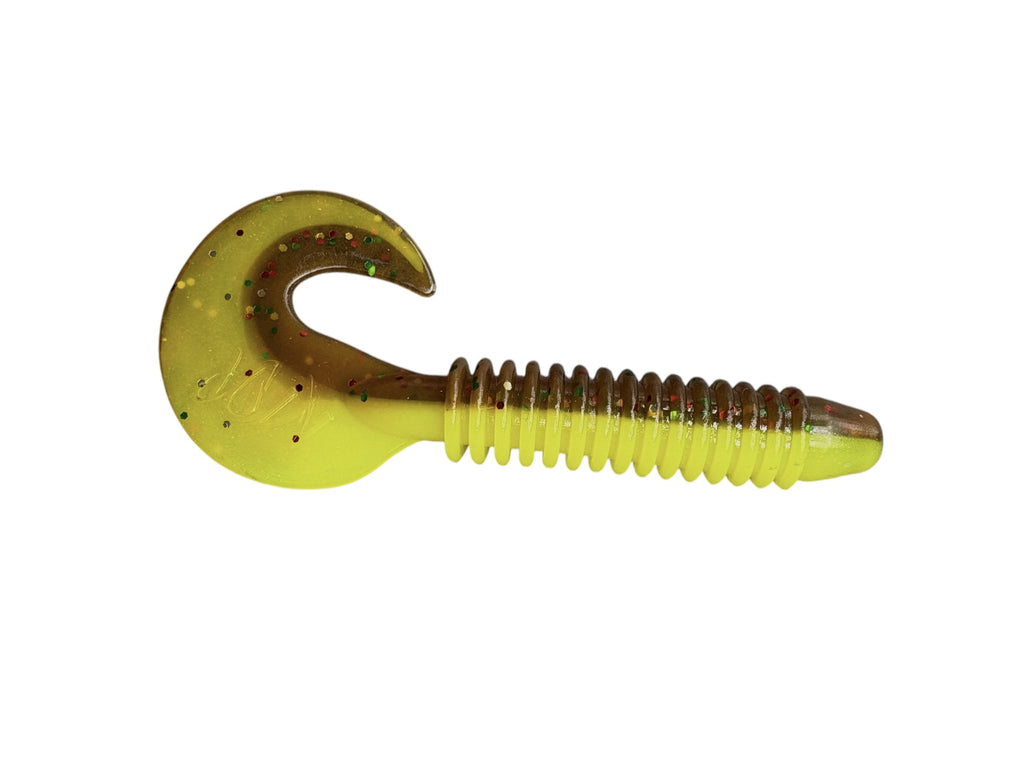 '-Ripple Grub Lure 8/pack, 3.5 inches