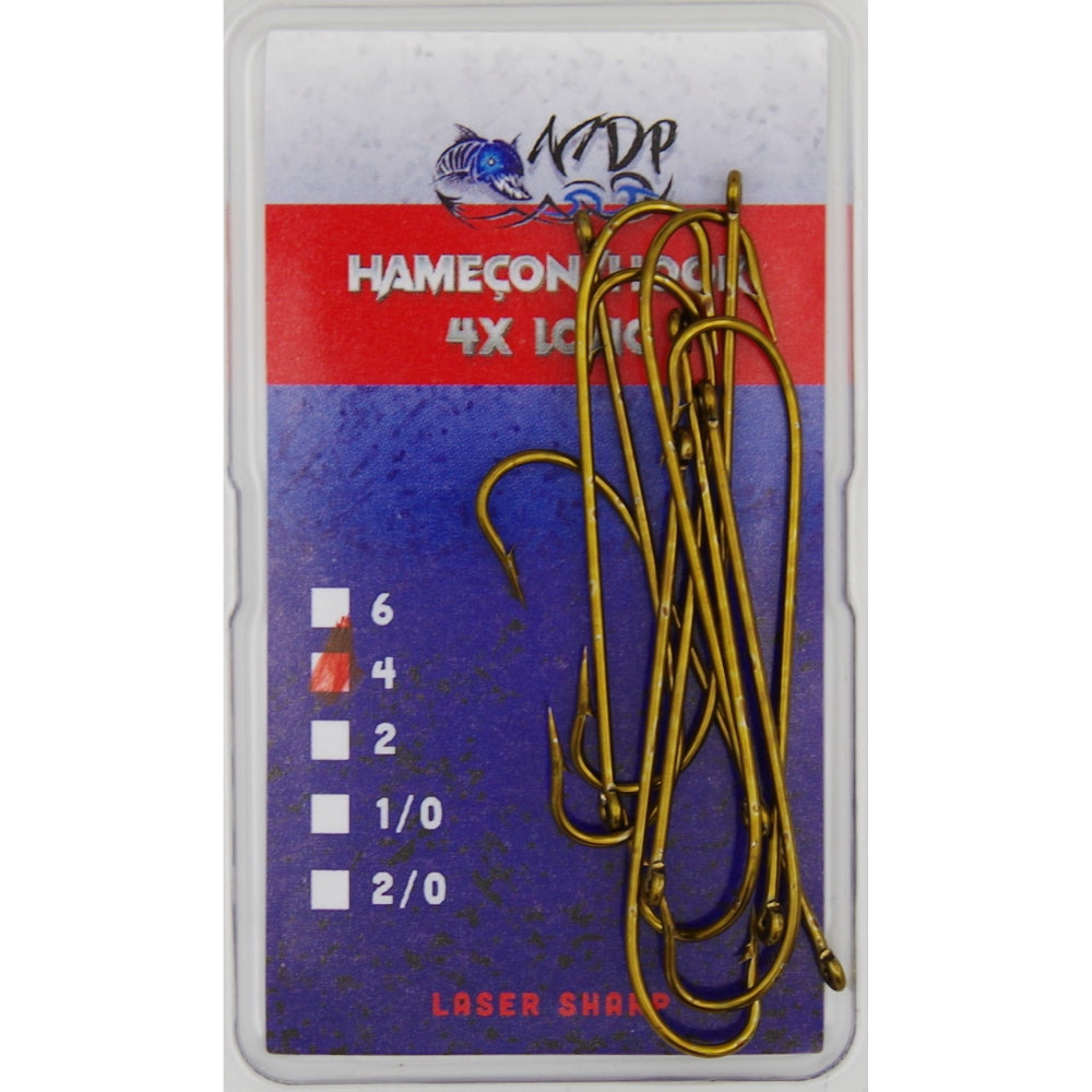 Hameçon 4x long pour Wally MDP 10/paquet