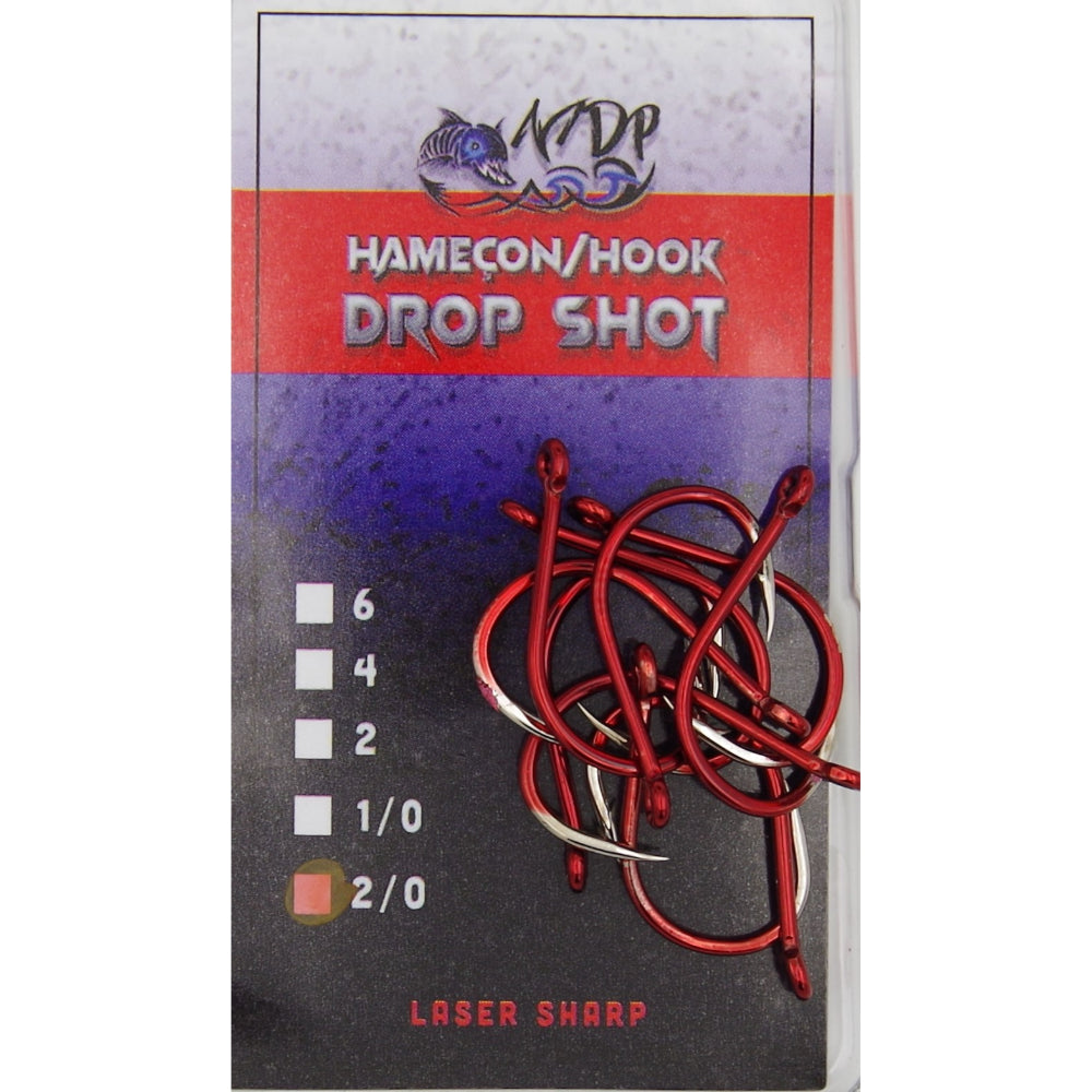 -Hameçon drop shot laser sharpening 10/paquet