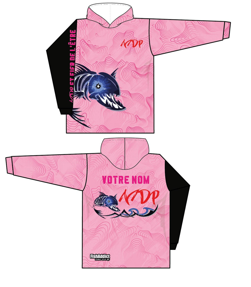 Hoodie d’été UV MDP – Rose