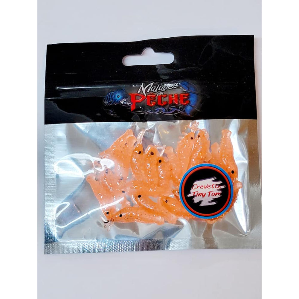Leurre crevette tiny tom orange