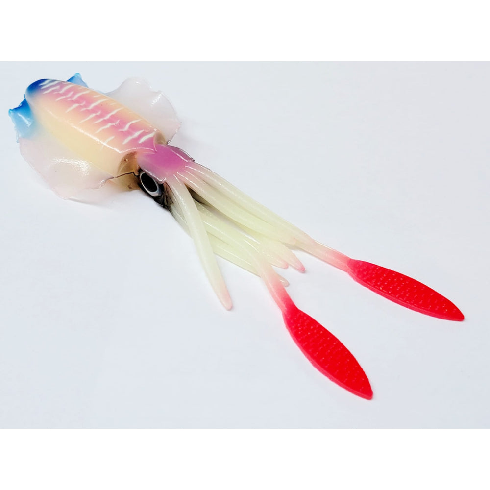 Leurre glow squid Fat Pat 6 pouces M. Freeze