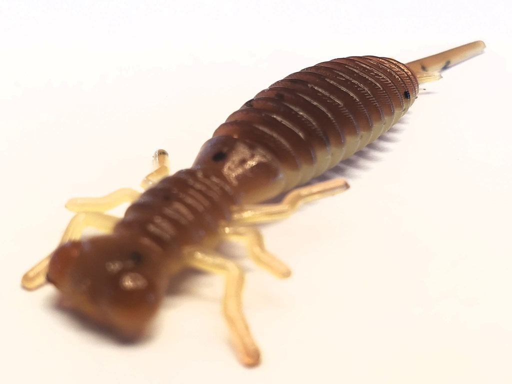 Leurre larves de libellule Crazy Billy Brun