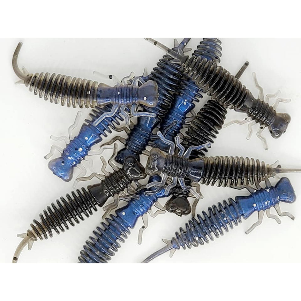 Leurre larves de libellule Crazy Billy blue black