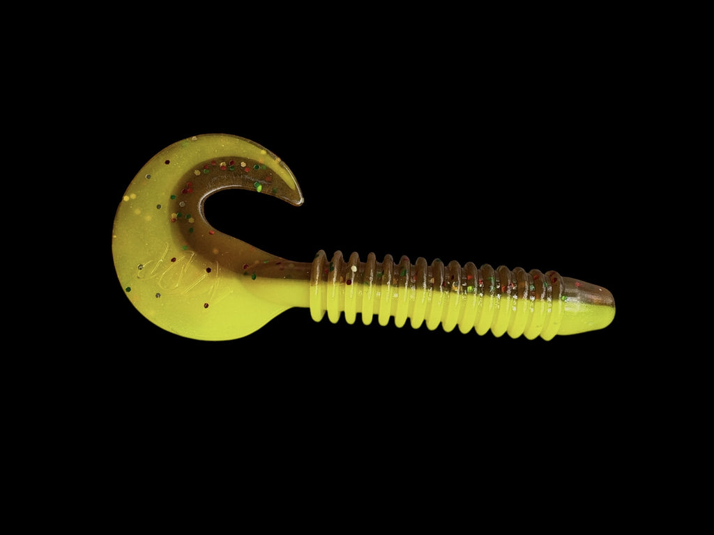 '-Ripple Grub Lure 8/pack, 3.5 inches