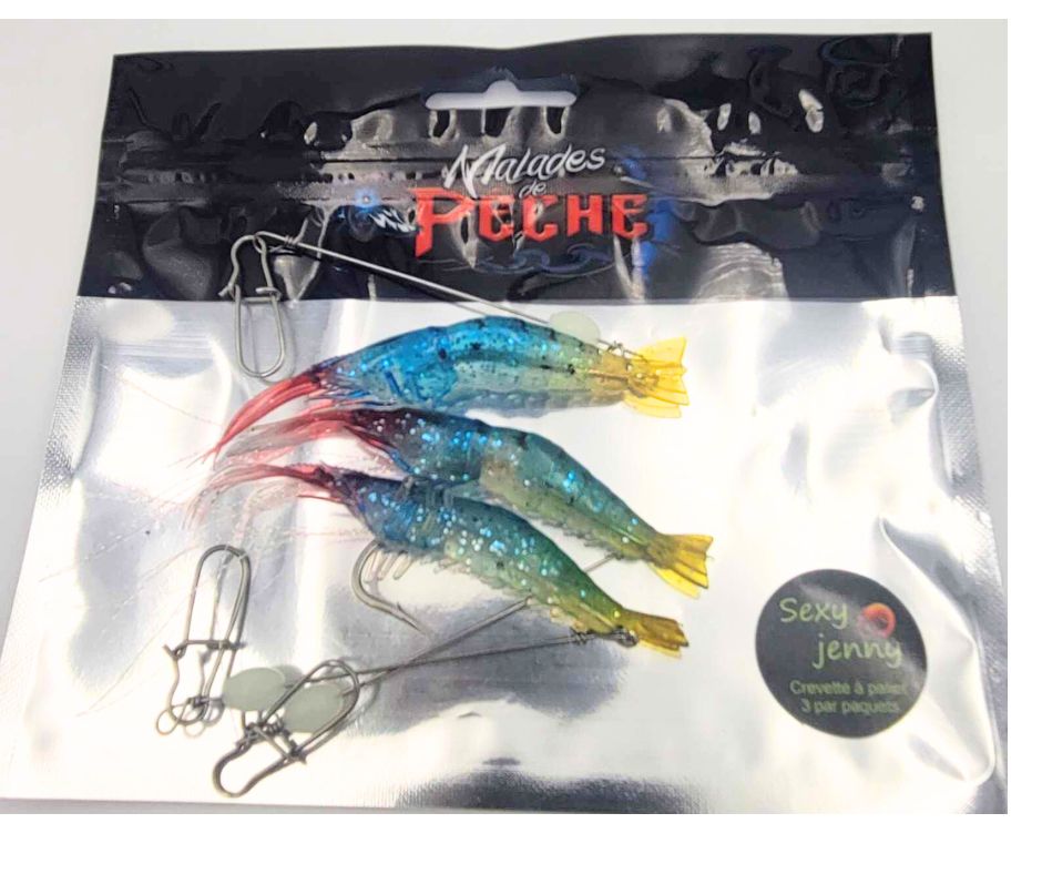 -Crevette à palier "Sexy Jenny" 3/paquet