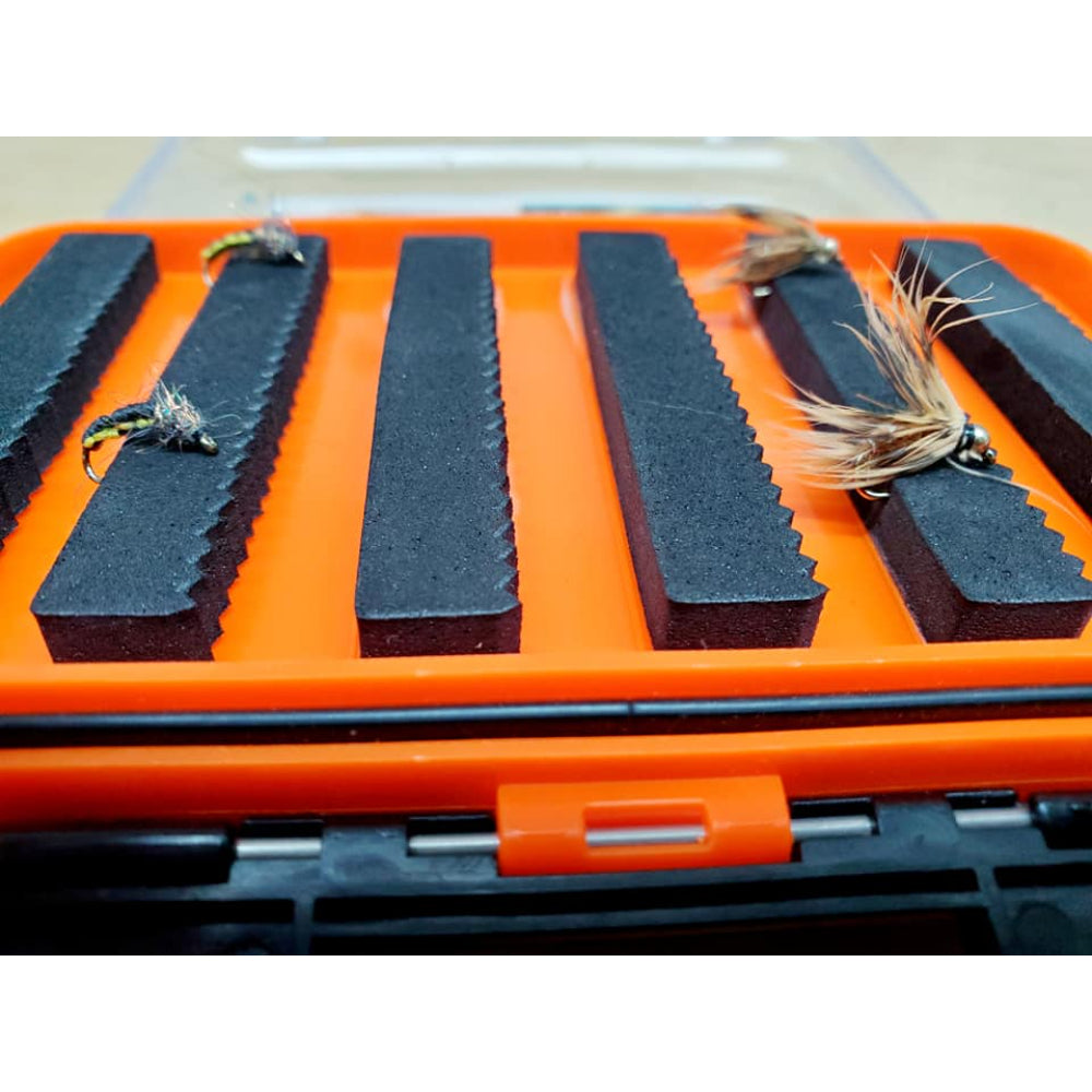 boite à mouche Caddis Brune 2